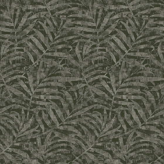 Sleek Black Green Printed Woven Wall Fabric 3D Model for Modern Interiors