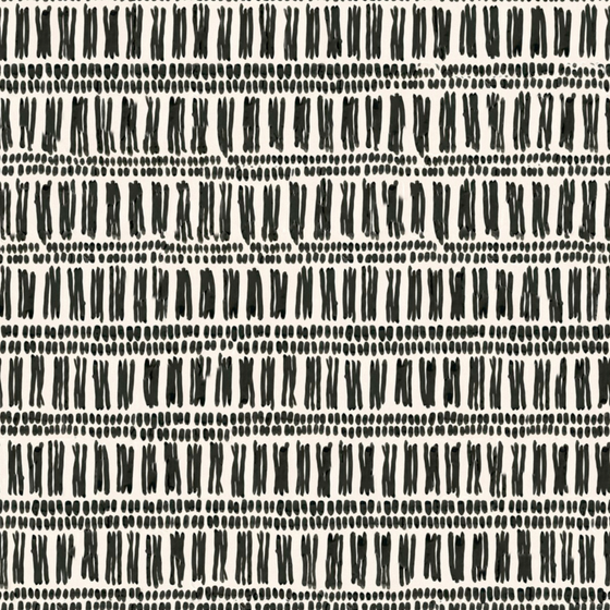 Black Vintage Striped Wall Fabric 3D Model