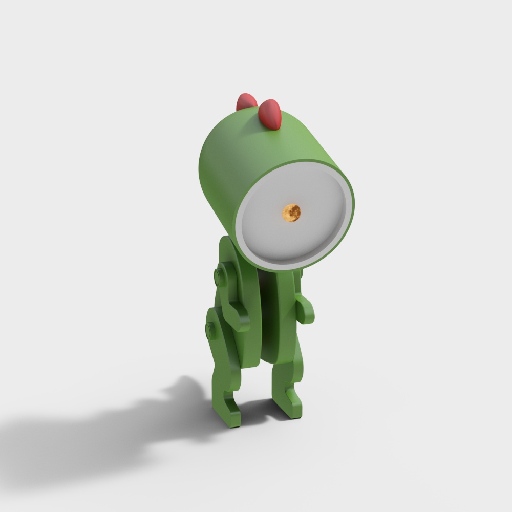 Unique Alien Green Character 3D model