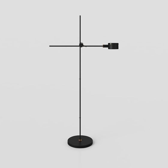 Cross Arm Floor Lamp 3D model for Interior Designs