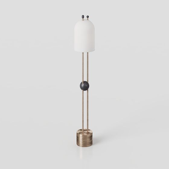 Elegant Minimalist Floor Lamp 3D model