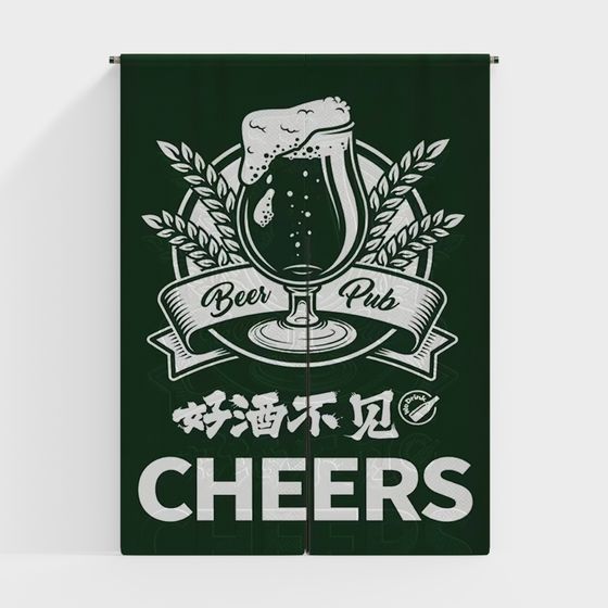 Cheers Beer Pub 3D model - Vibrant Low-Poly Design