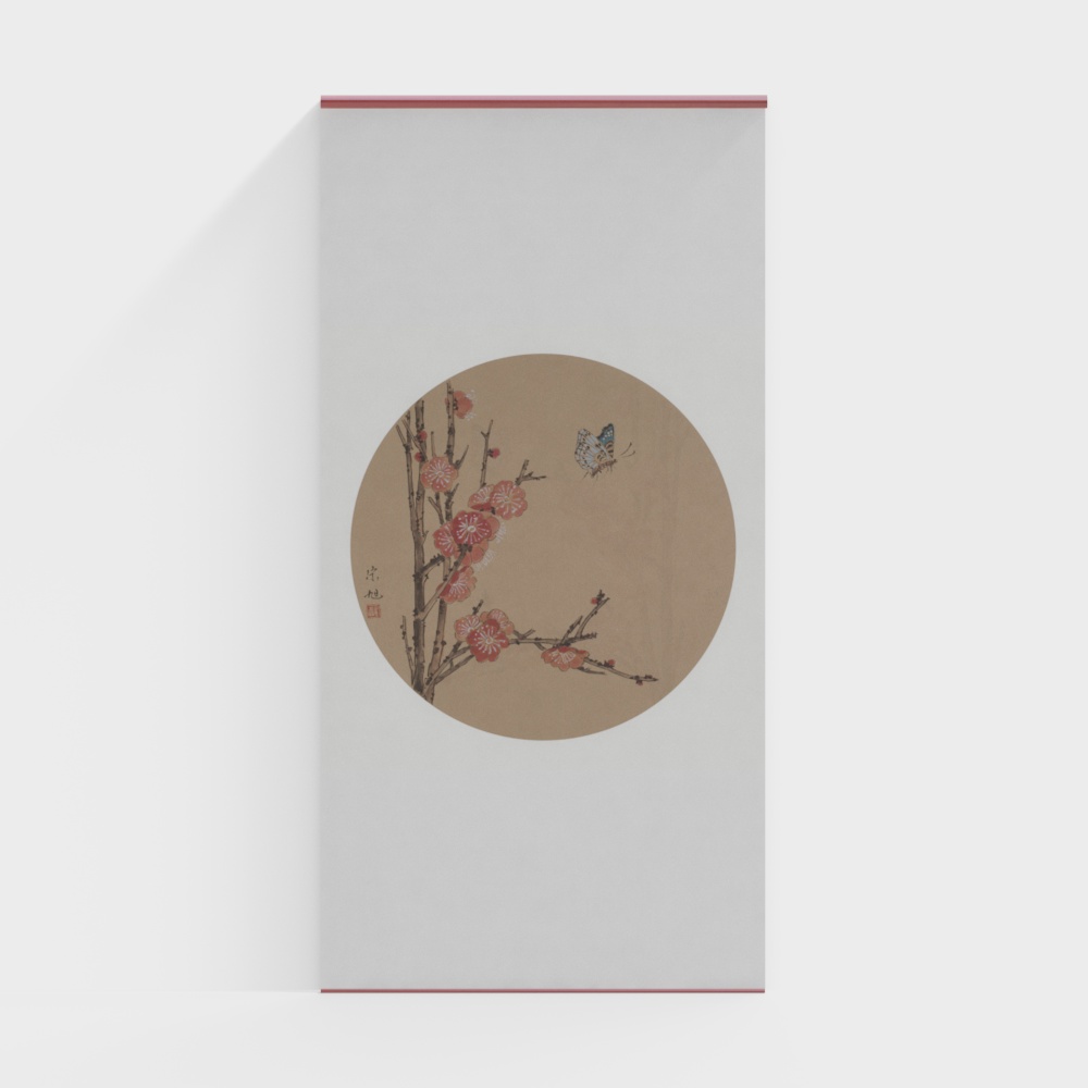 New Chinese roller curtain