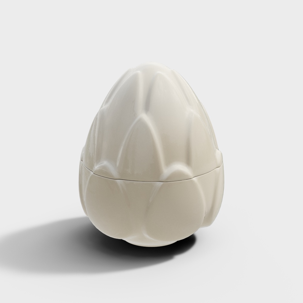 Shell Storage Box 3D model