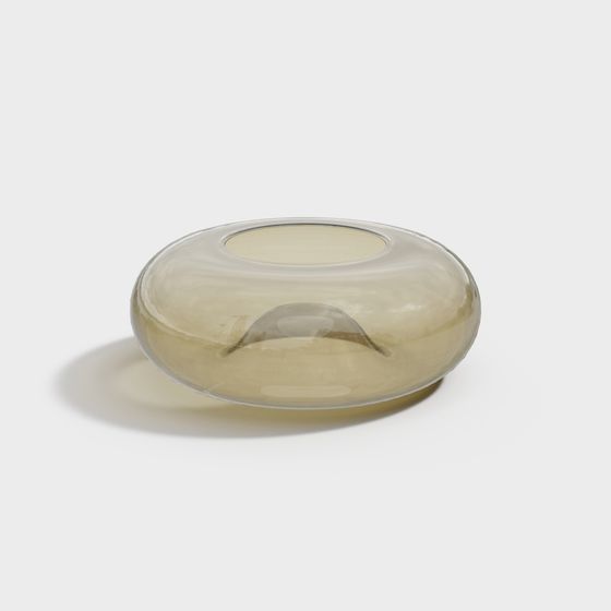 Glass Droplet Bowl 3D model