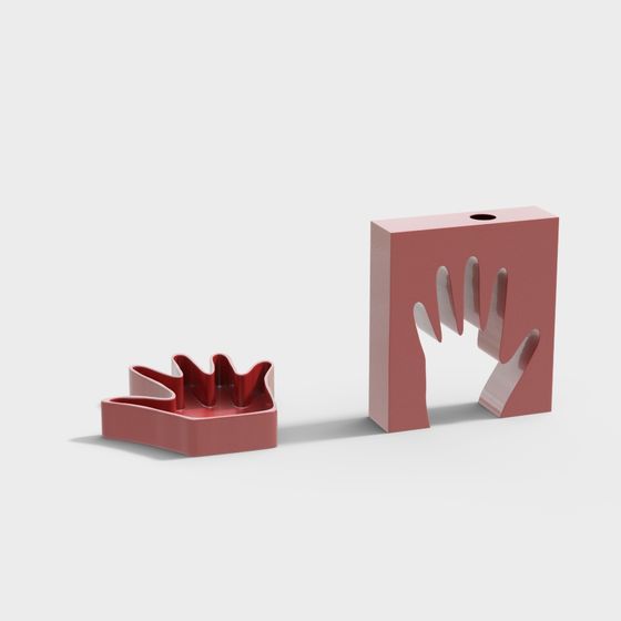 Handprint Art 3D Model