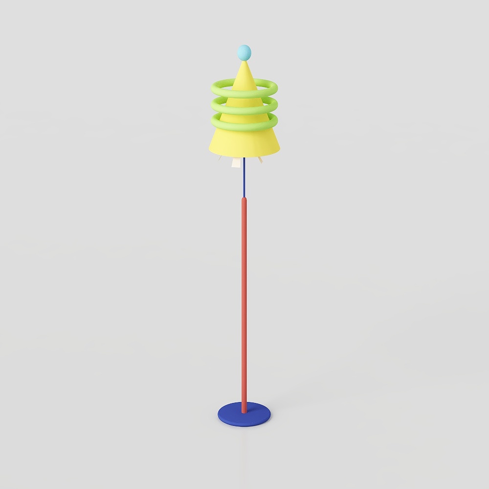 Modern dopamine children's room floor lamp
