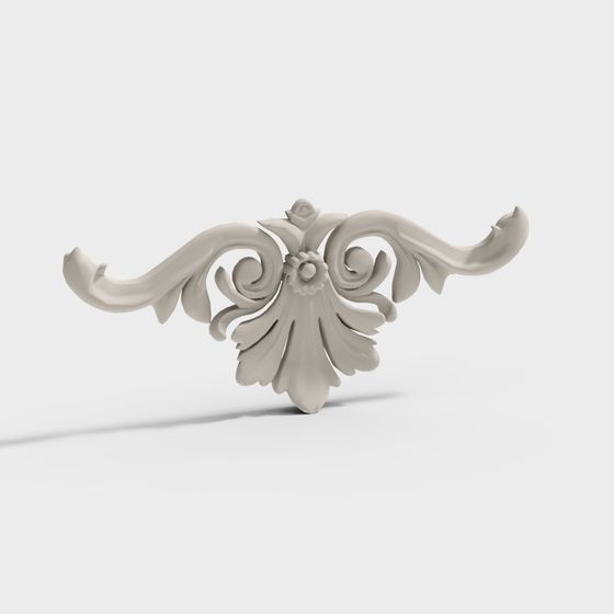 Victorian Scroll 3D model