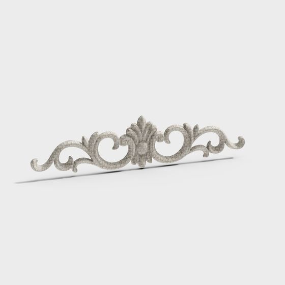 Vintage Scroll 3D model