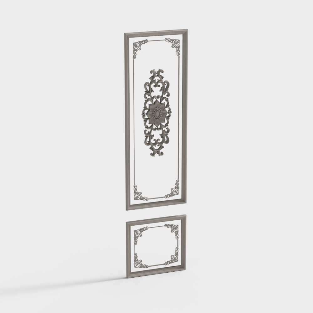 French carved gypsum thread