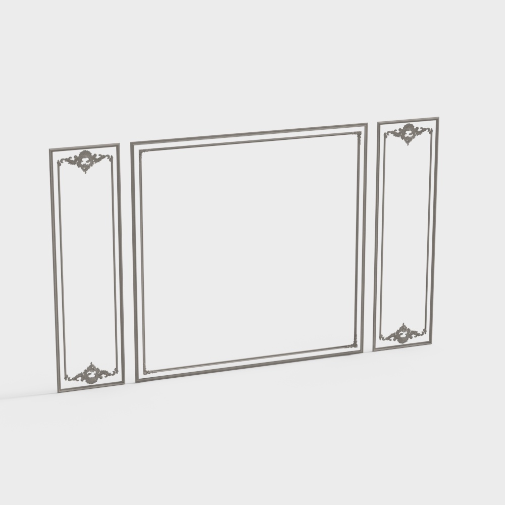 French carved gypsum thread