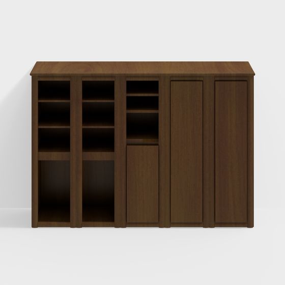 Urban Bookshelf 3D model