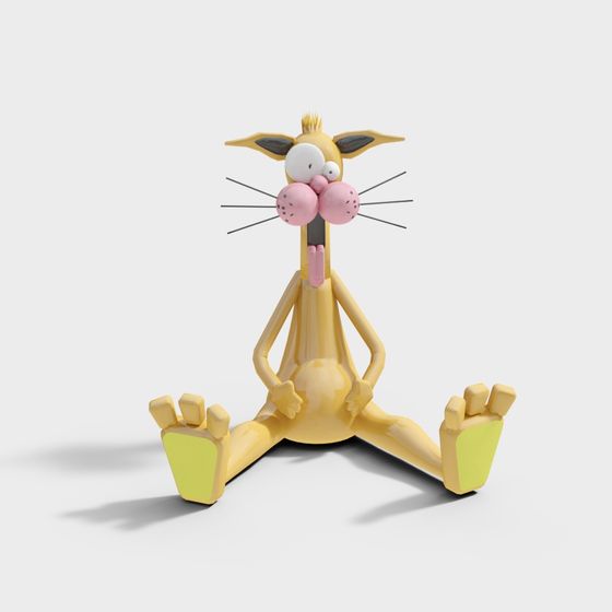 Poupée jaune pour enfants