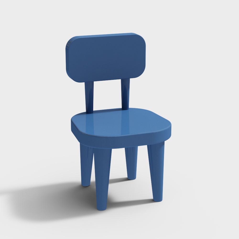 Blue chair for kids