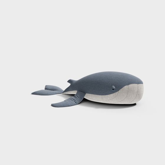 Whale Companion 3D Model for Underwater Exploration