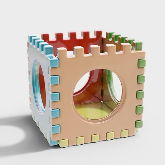 Rainbow Castle 3D model