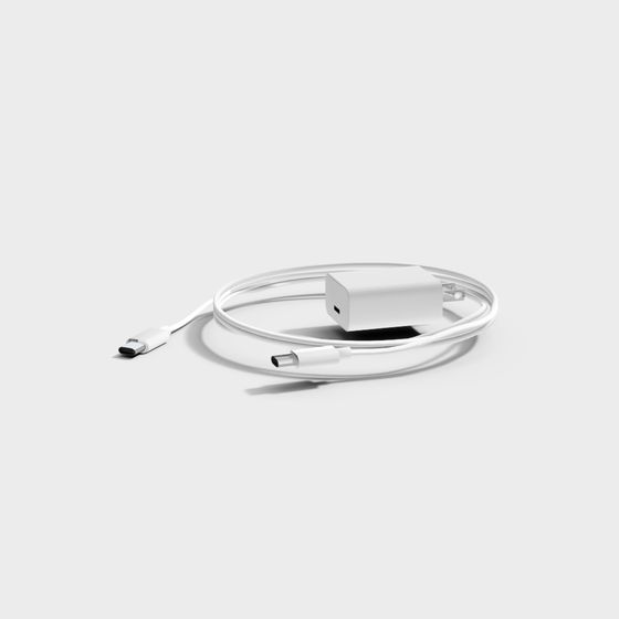 USB-C Charger 3D model for Designers and Developers