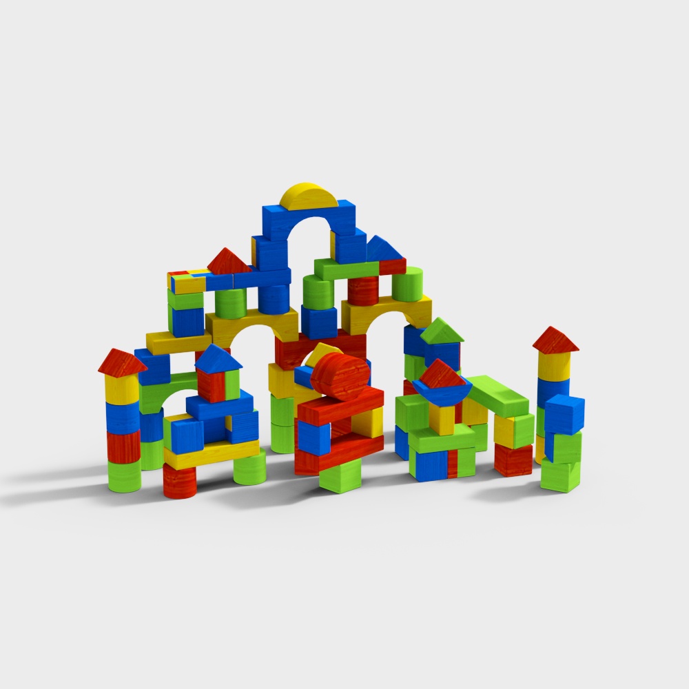 Colorful Castle 3D model