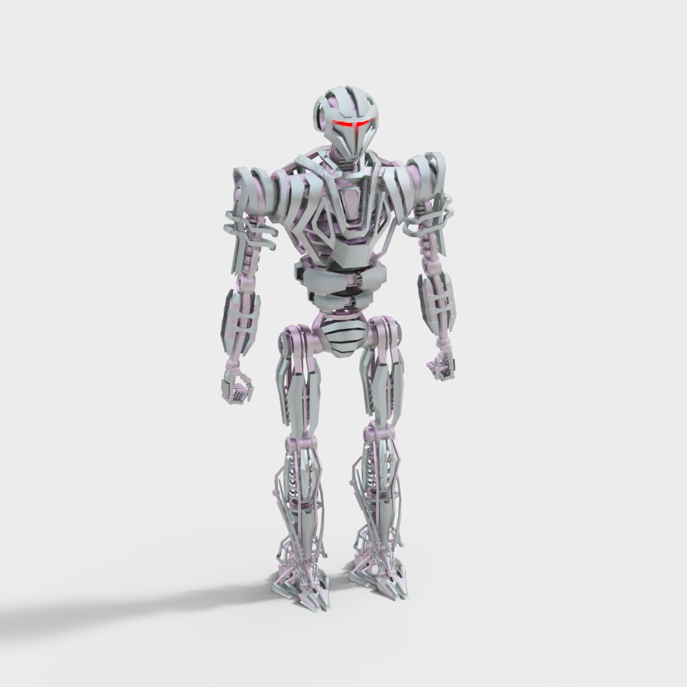 Gray toy robot for children