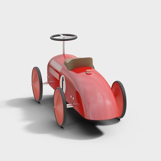Childhood Memories 3D model - Fun Little Race Car