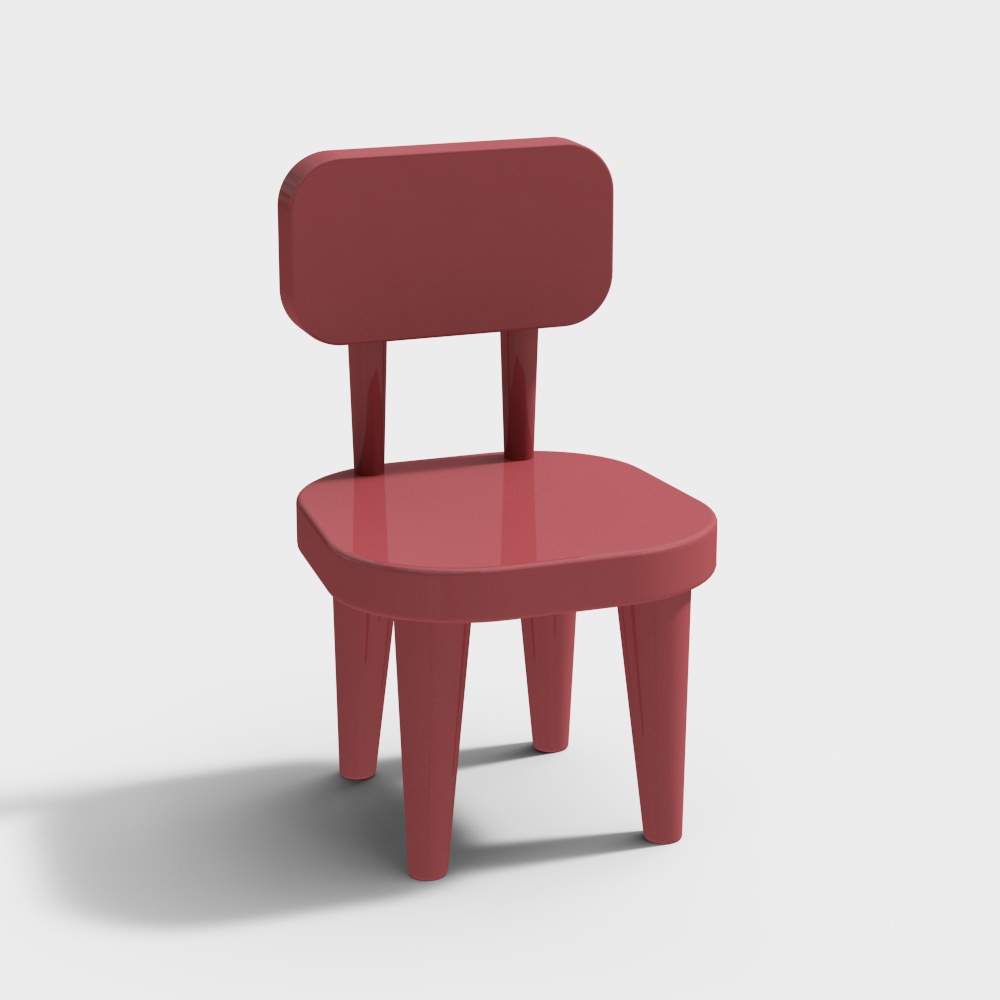 Red chair for kids