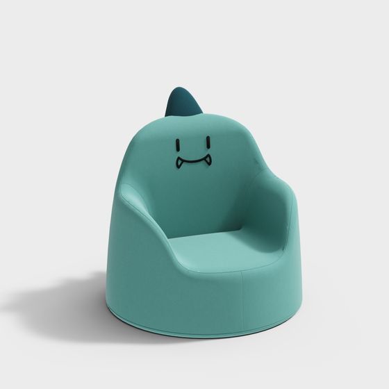 Cute Monster Chair 3D model for Creative Projects