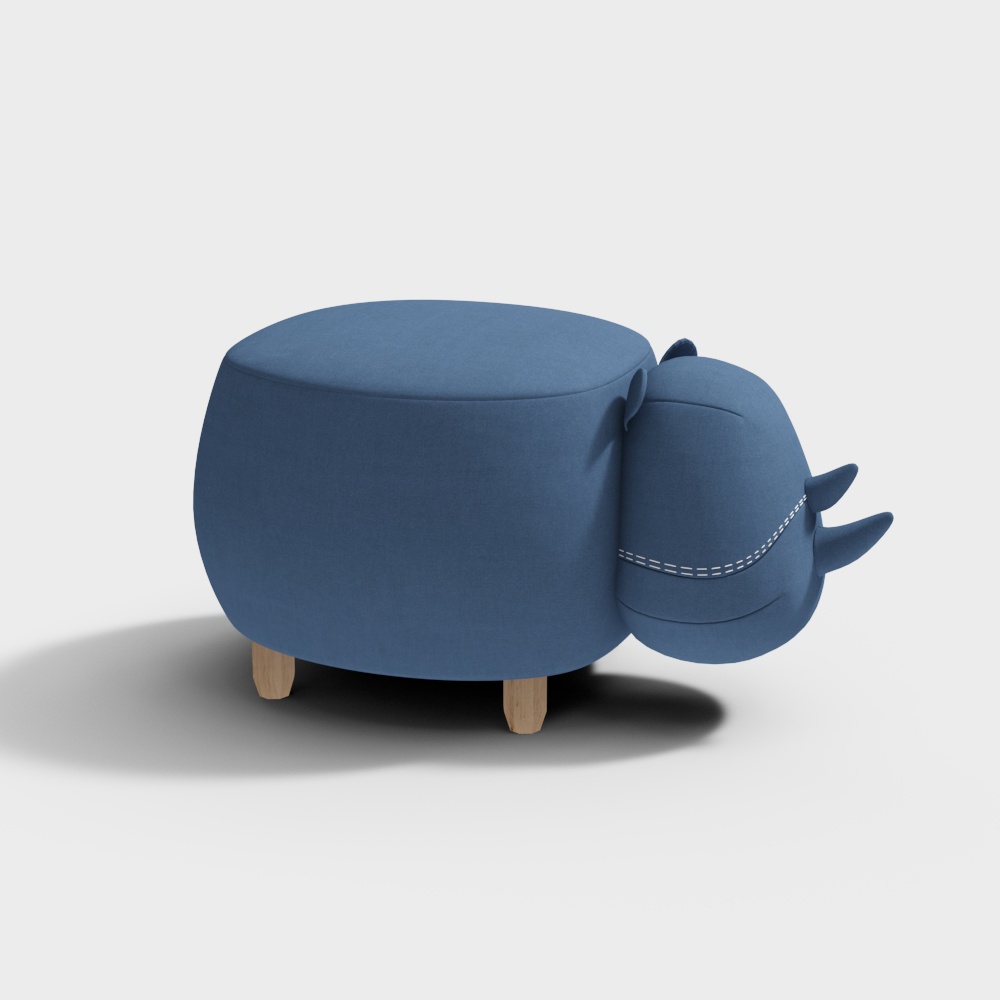 Rhino Ottoman 3D model