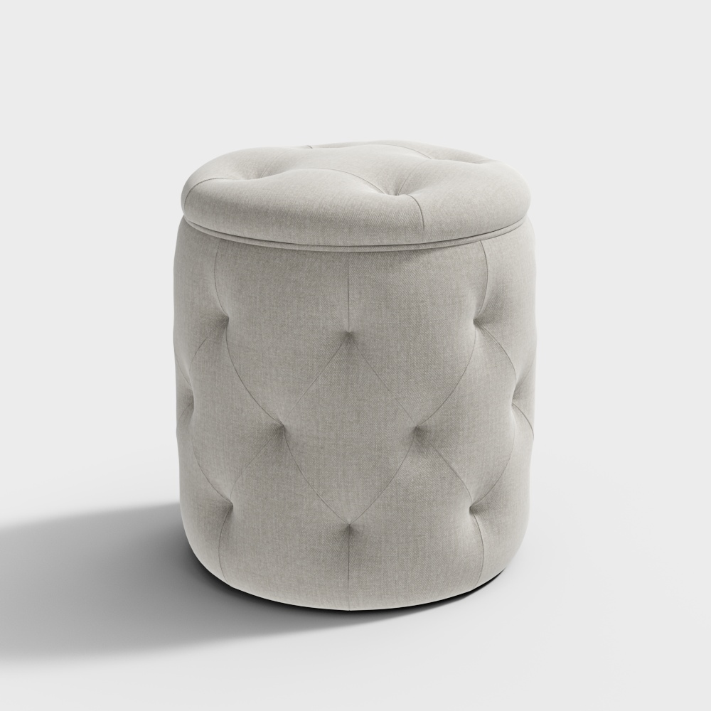 Ghế đôn ghế sofa xám