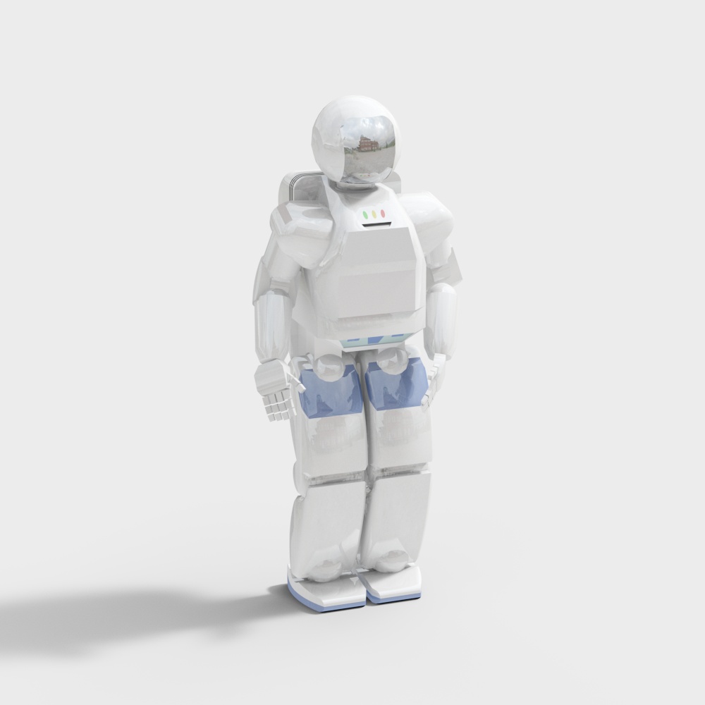 White robot toy