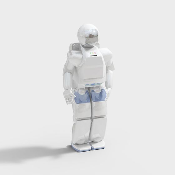 Futuristic Space Explorer 3D Model