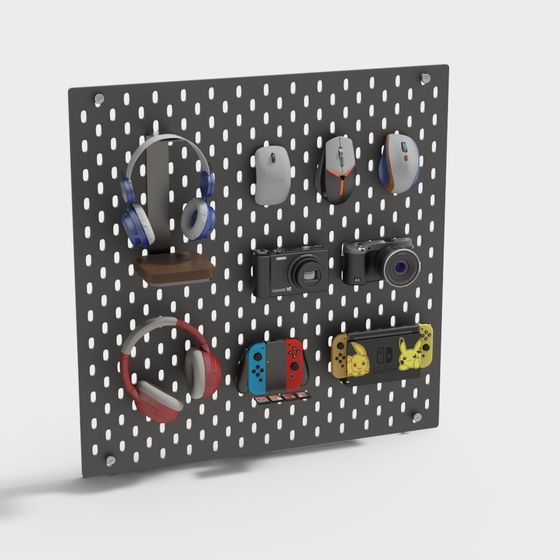 Tech Organizer 3D Model for Modern Design