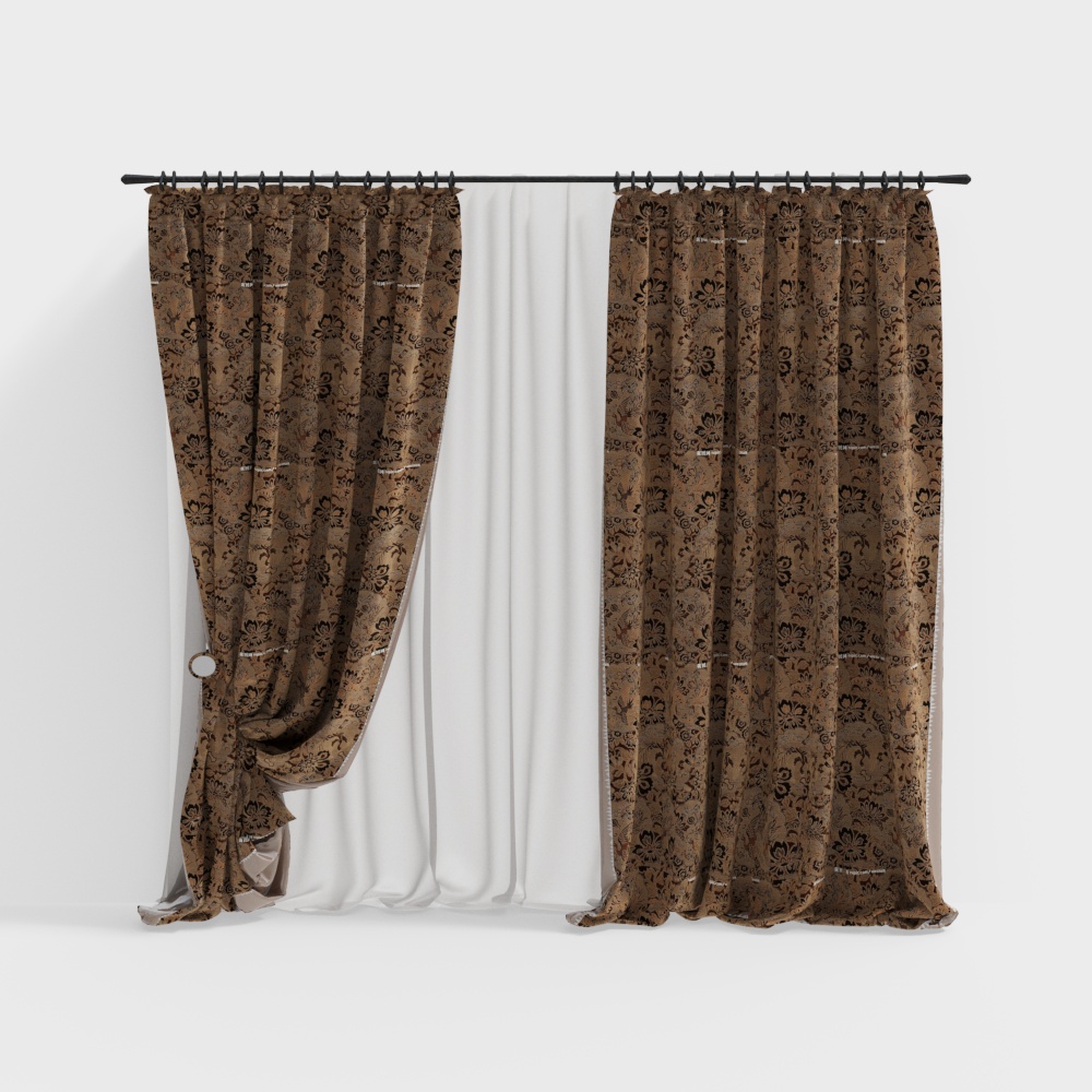 Antique curtain netting