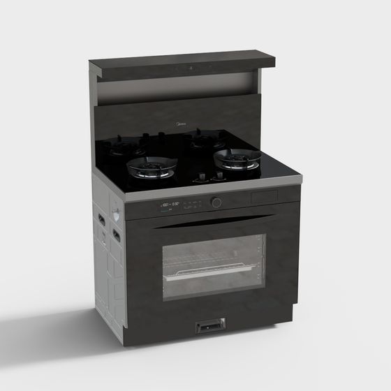 Urban Kitchen Stove 3D model