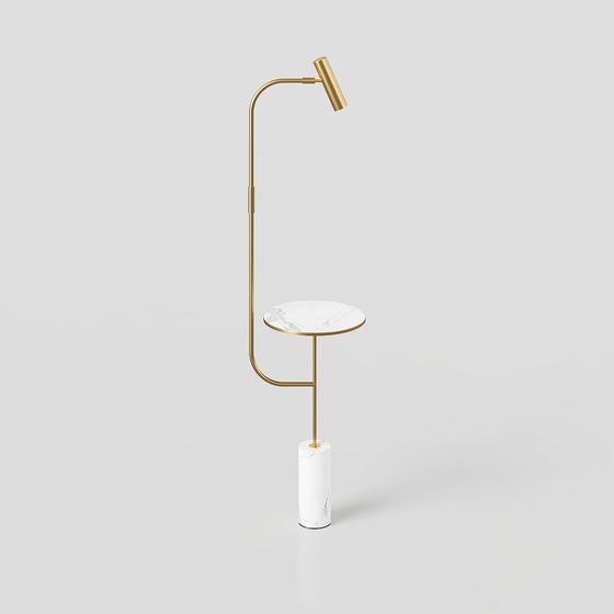 Elegant Floor Lamp 3D model