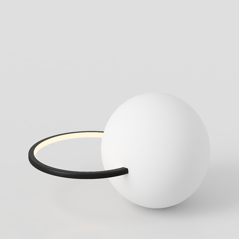 Modern round floor lamps