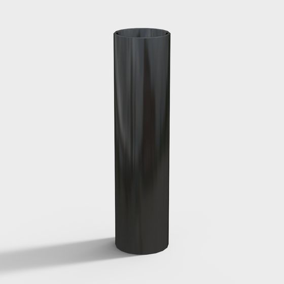 Urban Pillar Low-Poly 3D Model