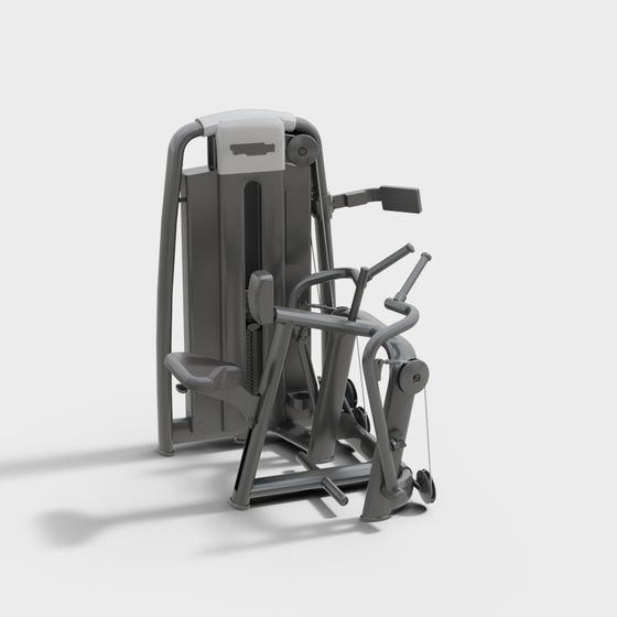 Stylish Low-Poly Fitness Equipment 3D Model