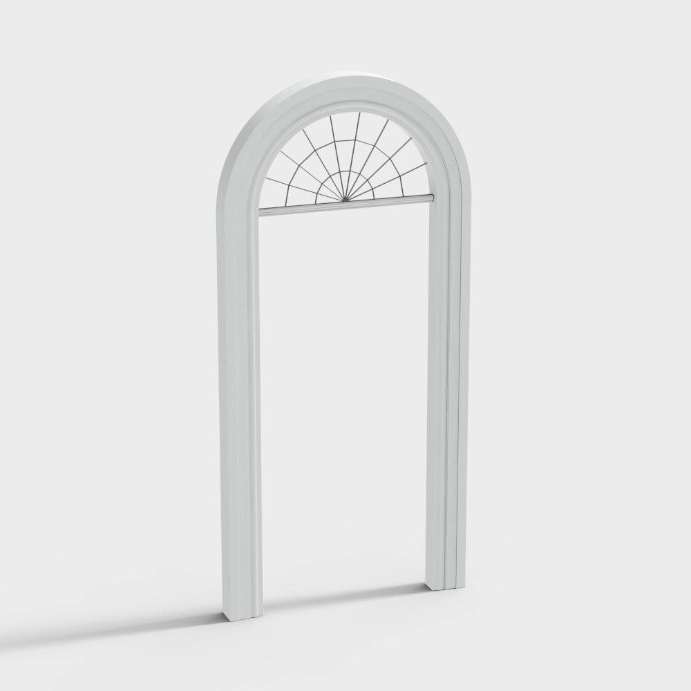 French curved gate frame pass