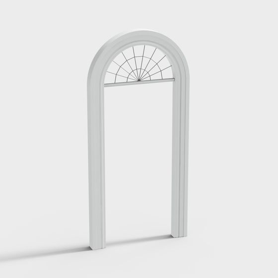 Stylish Arch Door 3D model for Contemporary Spaces