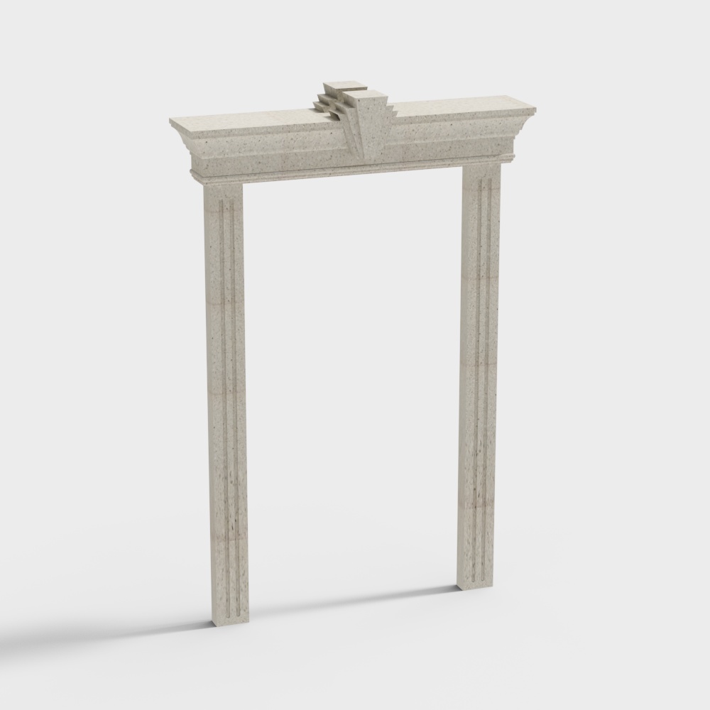 Classic Roman Column 3D model