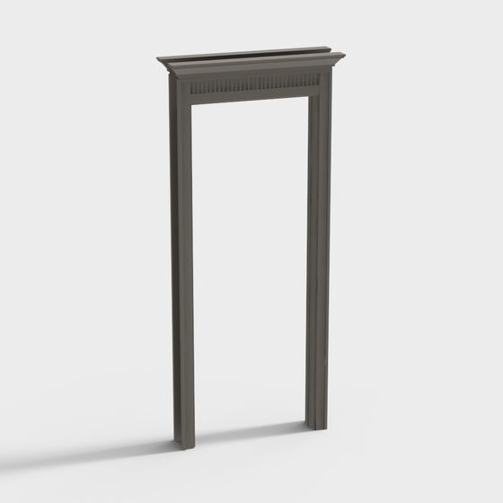 Minimalist Door Frame 3D model for Creative Spaces