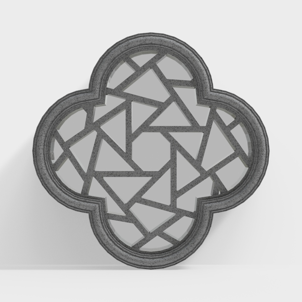 New Chinese pattern pane