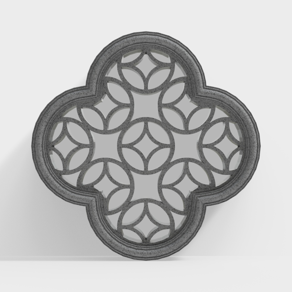 New Chinese pattern pane