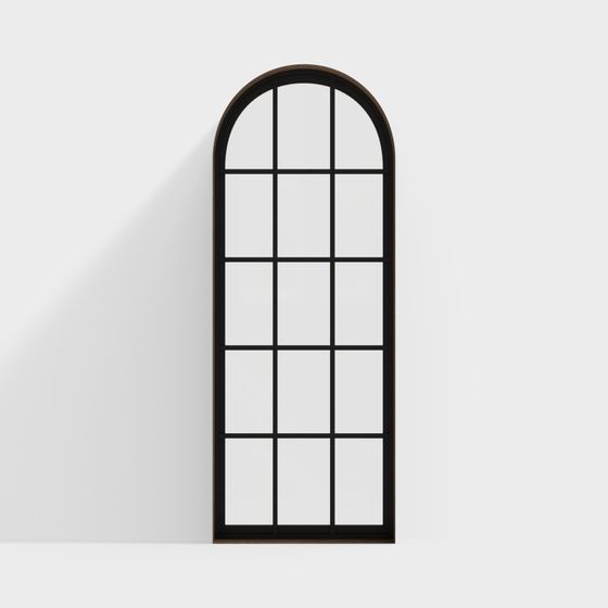 Elegant Arch Window 3D Model for Modern Design