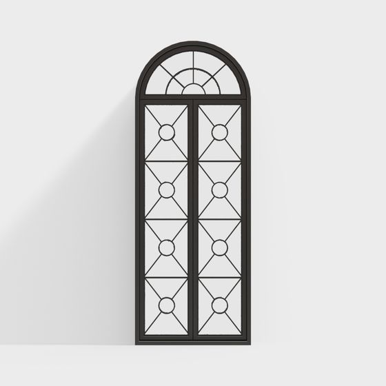 Cửa sổ cong từ sàn đến trần Pháp