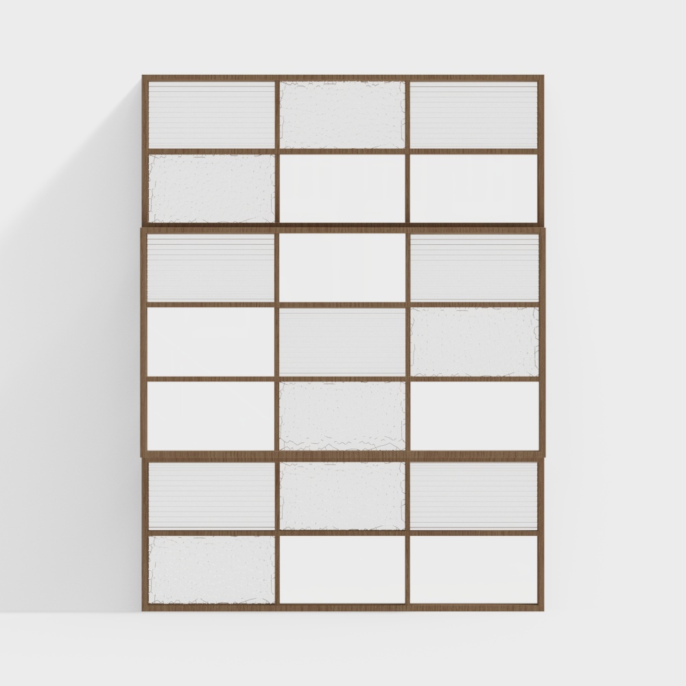 Modern wood grain decorated Windows