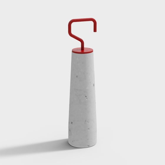 Concrete Cone Sign 3D Model for Urban Designs