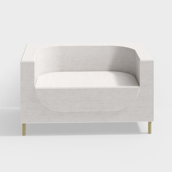 Urban Comfort 3D model Sofa for Modern Aesthetics