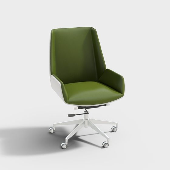 Green Office Chair 3D model