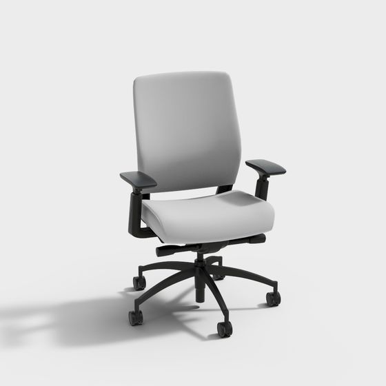 Stylish Office Chair 3D model for Creative Spaces